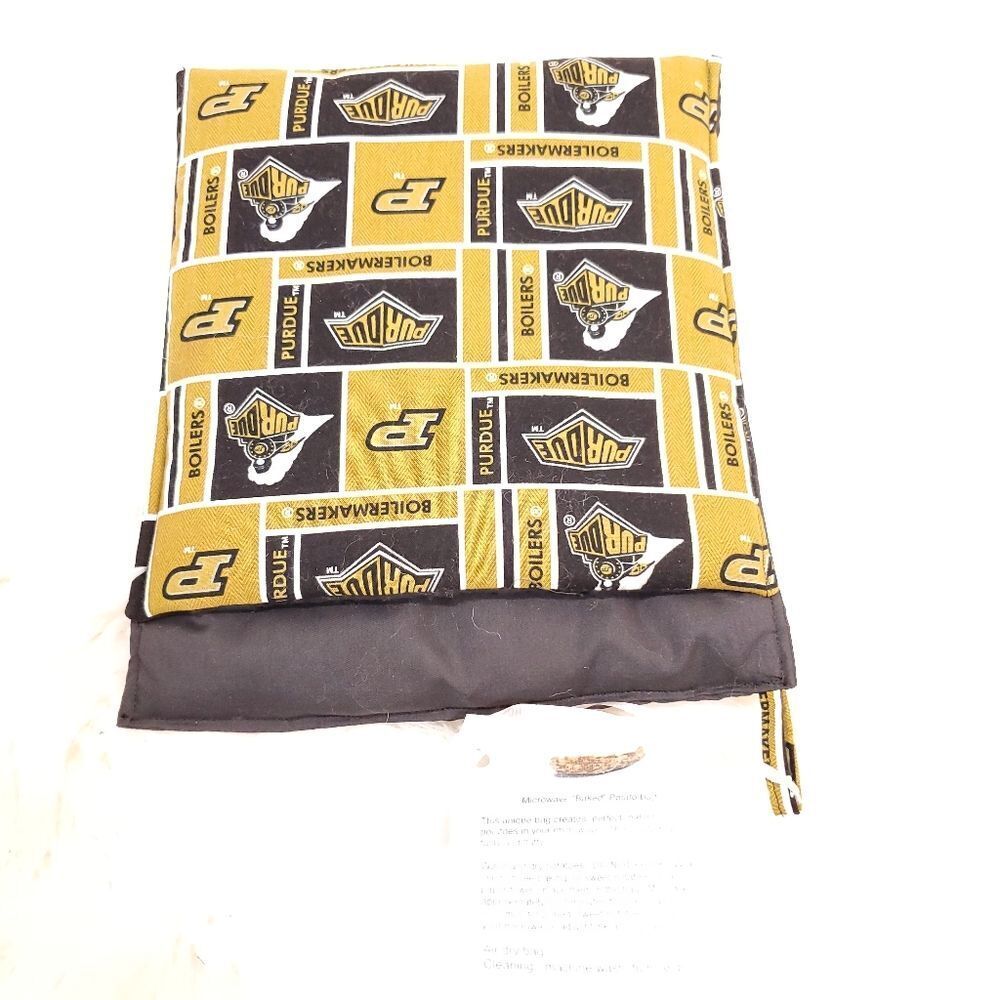 Purdue University logo Micro wave baked potato bag
